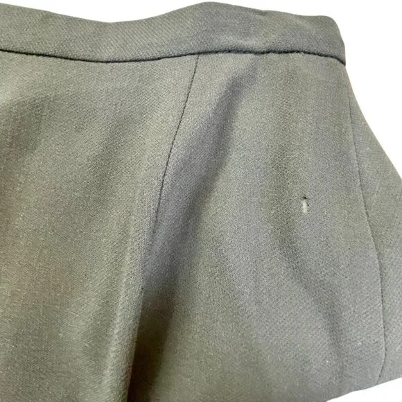 Vintage Giorgio Armani 100% Wool Gray Maxi Wrap Skirt Lined Italian EU 42 / US 6 - Picture 13 of 16